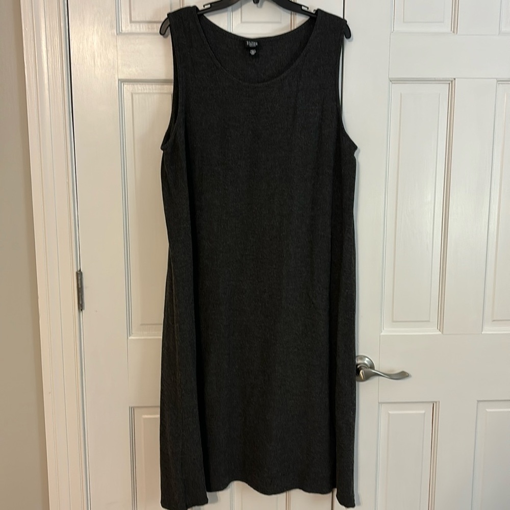 Eileen Fisher Gray Dress 2X